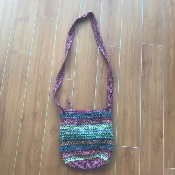 Multi color woven bag - Picture 2 of 5